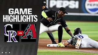 Rockies vs. D-backs Game Highlights 81224  MLB Highlights