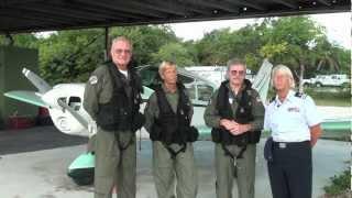 Coast Guard Aux Aviation Program explained by Flotilla Commander Sue Redding - a Conch Records video