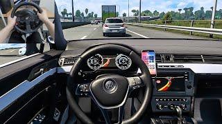 Euro Truck Simulator 2 - Volkswagen Passat B8 Steering Wheel Gameplay