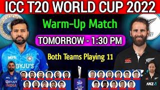 ICC T20 World Cup 2022  India vs New Zealand 1st Warm Up Playing 11  India Warm Up Playing 11 