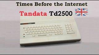 Tandata td2500 - 1984 - UKs Viewdata Prestel system - First Look.