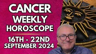 Cancer Horoscope -  Weekly Astrology 16th to 22nd September 2024