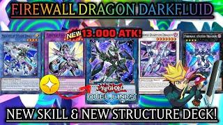 FIREWALL DRAGON DARKFLUID NO SAGE Version • NEW Playmaker Skill & Structure Deck Duel Links