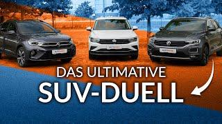 VW Tiguan vs. Taigo vs. T-Roc in the battle of small vs. big