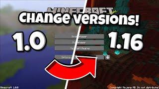 How To Change Minecraft Versions │ Java Edition