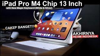 40 JUTA NIH? Unboxing iPad Pro M4 Chip RESMI 13 Inch Silver & New Magic Keyboard Indonesia