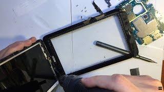 Samsung Galaxy Tab 3 Lite 7 - Replacement of the Display  Разборка Замена Сенсора и Матрицы