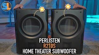 DROPPING    Perlisten R210s THX Home Theater Subwoofer Review
