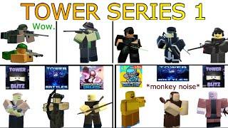 Tower Defense Simulator TDS Meme Tower Blitz TBZ & Tower Battles Towers Nutshell Series  Roblox