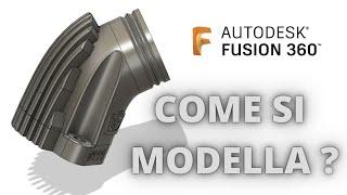 Corso Fusion 360 - Lezione 11 - LOFT -  Rail3D Sketch. Ecco come ho modellato in 3D il collettore 