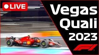 F1 LIVE -  LAS VEGAS QUALI - Commentary + Live Timing