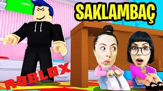 SAKLAMBAÇ OYNADIK  YAKALANDIK  ROBLOX HIDE AND SEEK  EYLÜL LAL