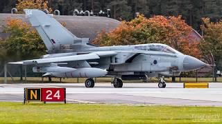 RAF Tornado GR4 AFTERBURNER departure from RAF Lakenheath