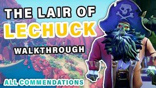 The Lair of LeChuck  Tall Tale Walkthrough Guide + All Commendations ► Sea of Thieves