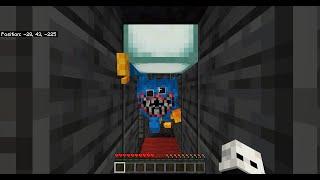 Poppy Playtime addon test 2  Huggy Wuggy in minecraft added the vent chase feature