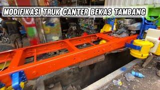 BARU BELI TRUK CANTER BEKAS LANGSUNG DI MODIFIKASI MINIMALIS MBOISS