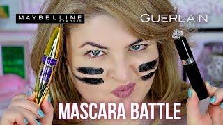 ТЕСТ-ДРАЙВ НОВИНОК MAYBELLINE vs GUERLAIN КАКАЯ ТУШЬ ЛУЧШЕ?