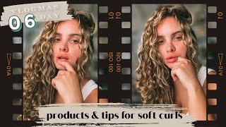 my favorite products and tips for soft curly hair  VLOGMAS day 6