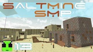 SaltMine  Minecraft Survival 1.11  Ep13  The Desert Town