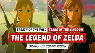 The Legend of Zelda Breath of the Wild vs Tears of the Kingdom Graphics Comparison