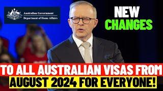 New Changes To All Australia Work Visas From August 2024 Affecting Everyone