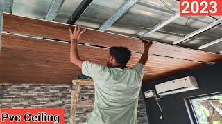 How To Install Pvc Ceiling Panelsपीवीसी सीलिंग किस तरह करें.Pop Design