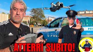 POLIZIA FACCIA ATTERRARE SUBITO il suo DRONE ECCO COSA SUCCEDE