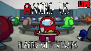 Among Us Live- Modded - Playing with Viewers - Roles - Town of Host - More Gamemodes