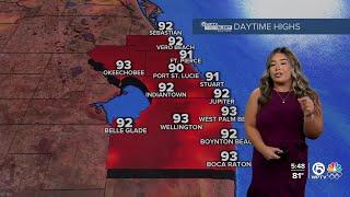 WPTV First Alert Weather forecast afternoon of Aug. 11 2024