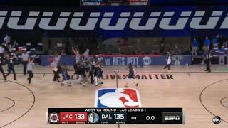 Crazy Last Minute in OverTime and Buzzer Beater - LA Clippers Vs Dallas Mavericks NBA Playoffs