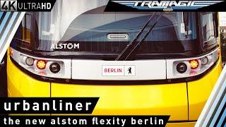 Urbanliner - Der neue Alstom Flexity Berlin  4K