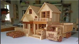 How to make a wooden house for a special gift