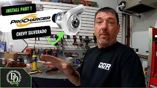 Installing Procharger on my Chevy Silverado Part 1  Daddy Dave Racing