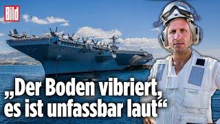 USS Gerald R. Ford An Bord des teuersten und größten Kriegsschiffs der Welt  BILD Reportage