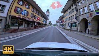 Burgdorf Bern to Malters Luzern Switzerland Drive Tour 4K