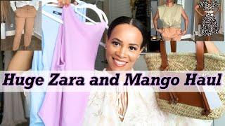 HUGE ZARA AND MANGO HAUL JULY 2020  TRY ON HAUL  by Crystal Momon