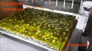 Ultrasonic Sweet Cutting Machine - Green Halwa