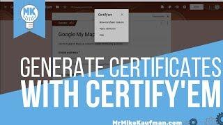 Generate Certificates in Google Forms Using Certifyem