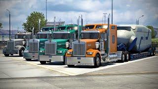 Hauling Wind Turbines in ATS Convoy