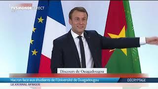 Emmanuel Macron au Burkina Faso - Analyse dun discours