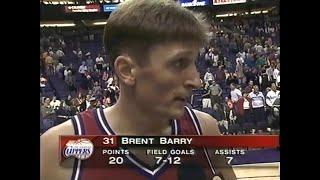 Brent Barry 20Pts 5Rebs 7Asts 2Stls 1Blk vs Suns October 31 1997