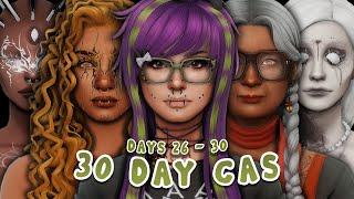 30 Day Challenge Days 26-30 + CC List ⭐  Sims 4 Create a Sim
