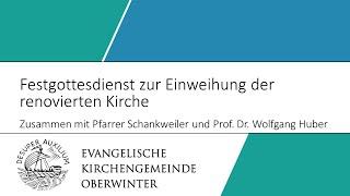 Livestream zum 1. Advent   03.12.2023  Evangelische Kirche Oberwinter