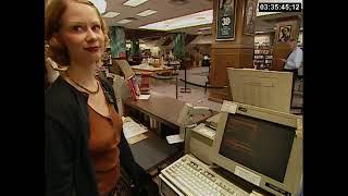 Working the checkout at Barnes and Noble in 1997