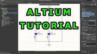 Tutorial 1 for Altium Beginners How to draw schematic and create schematic symbols