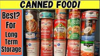 Survival Food Storage Canned Food