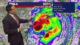 Hurricane Beryl makes landfall heres what to expect now