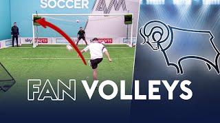 Derby fans take on Soccer AM in the Volley Challenge 