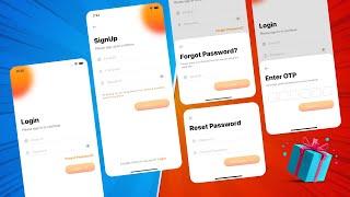 Login UI Kit - SwiftUI - iOS 16 & 17 - Xcode 15