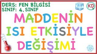 MADDENİN ISI ETKİSİYLE DEĞİŞİMİ - 4. SINIF FEN BİLGİSİ